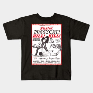 Vintage Faster, Pussycat! Kill! Kill! Faster 1980s Kids T-Shirt